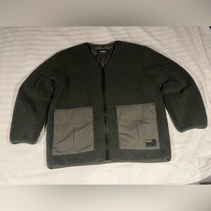 Carhartt Work In Progress Devin Liner Green Fleece Size Medium